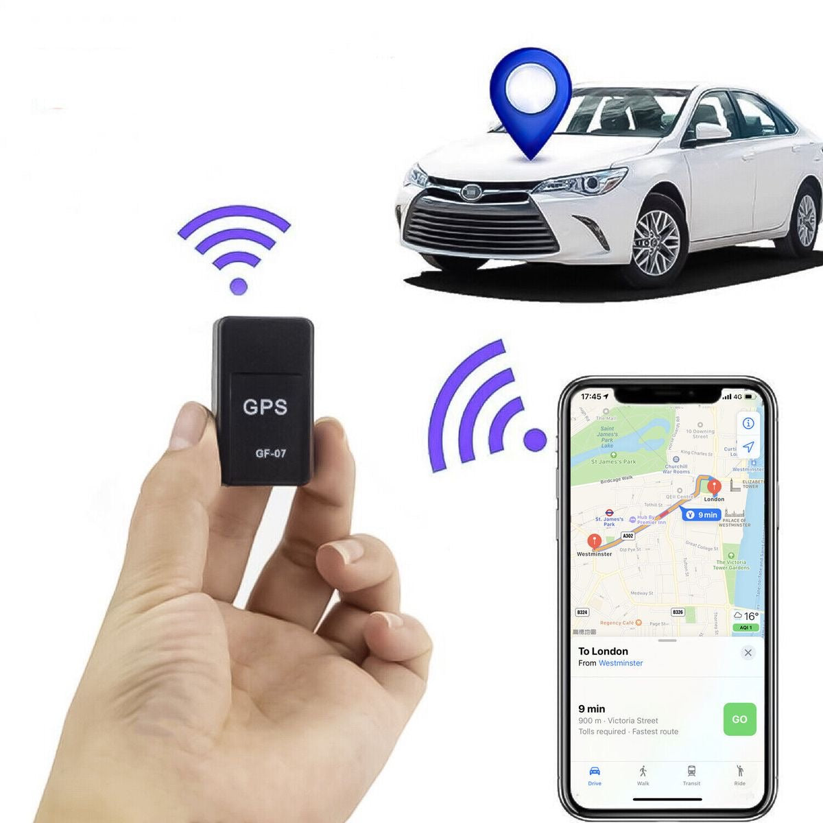 GPS Tracker for Car,Bike & Personal use|Real-time location Tracking Device