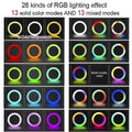 RGB 26 CM Professional LED Ring Light With 7 FT Tripod Stand Store