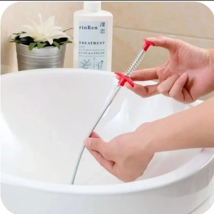 60cm Drain Unblocker & Hair Catcher Spring