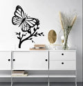 Butterfly With Tree Wooden Wall Decoration. Store