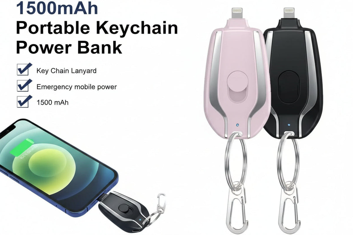 Mini Keychain Fast Phone Charger