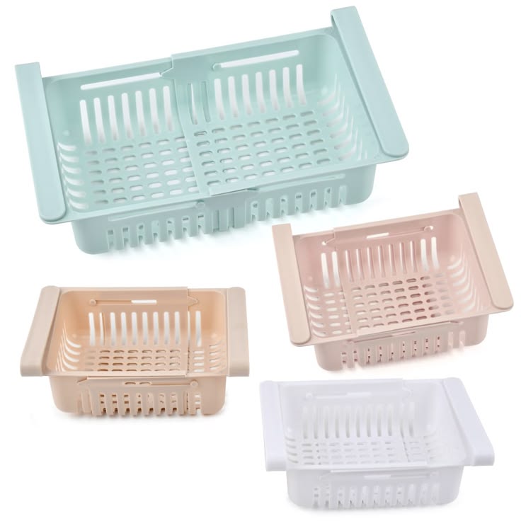 Expandable Fridge Storage Organizer | Adjustable Drawer Rack
