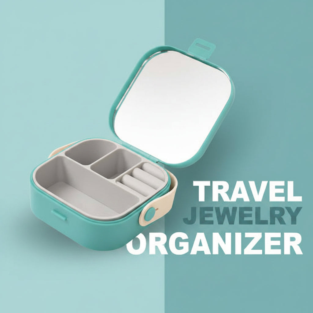 Portable Travel Jewellery Organizer Box