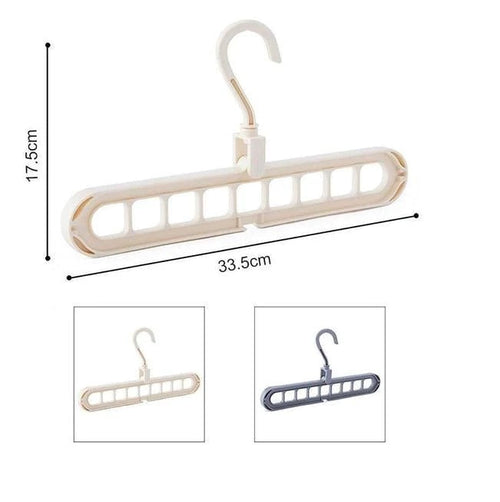 9-Port Smart Closet Organizer Hanger – Space Saver