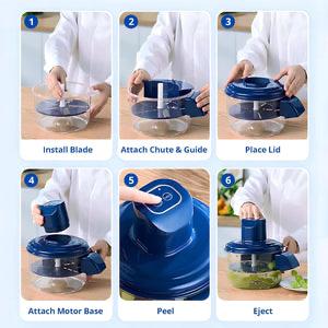 Automatic Electric Peeler – Hands-Free Fruit & Vegetable Peeler
