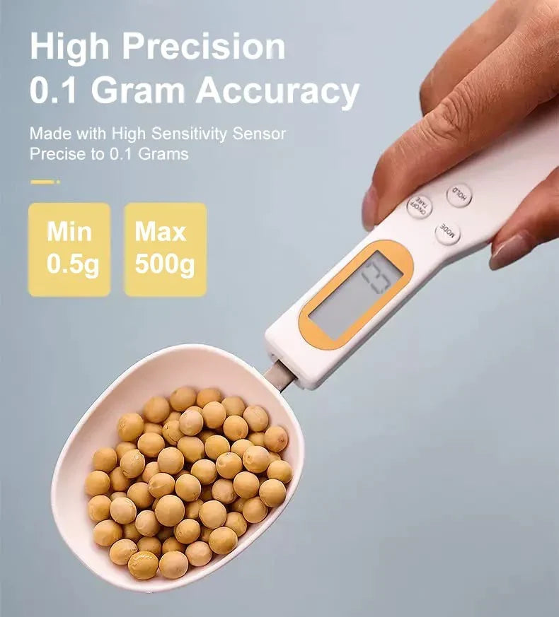 Smart  Measuring Spoon – Portable Digital Scale for Spices & Liquids