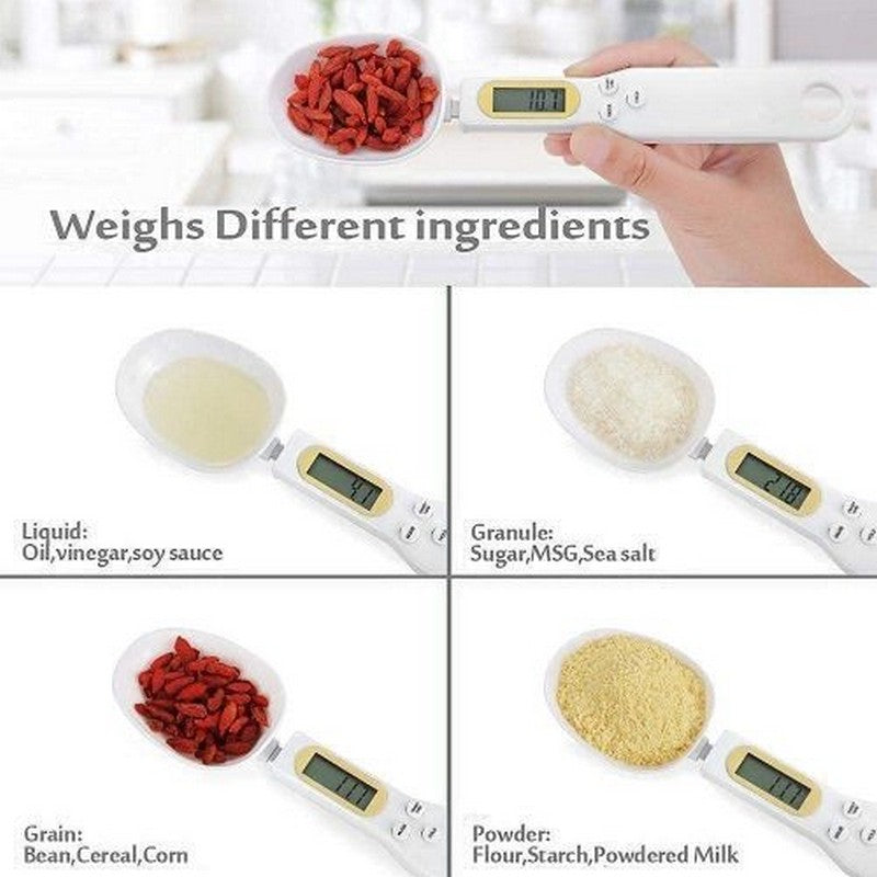 Smart Digital Measuring Spoon Scale – Precision Kitchen Tool for Spices & Liquids